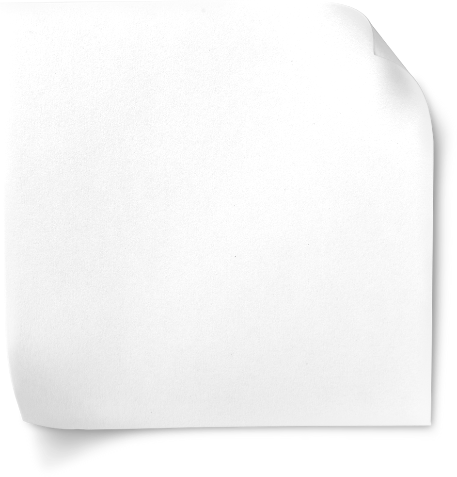 Close up of White Note Paper 